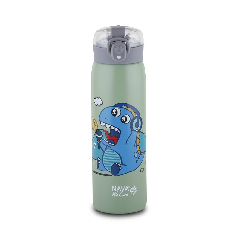 Sticla termoizolanta Nava We care 500ml verde