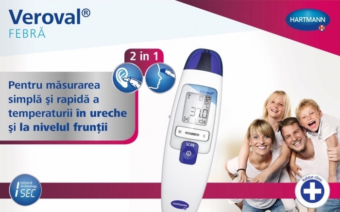 Veroval Febra 2 in 1 (Termometru non-contact) Veroval Febra 2 in 1 (Termometru non-contact)