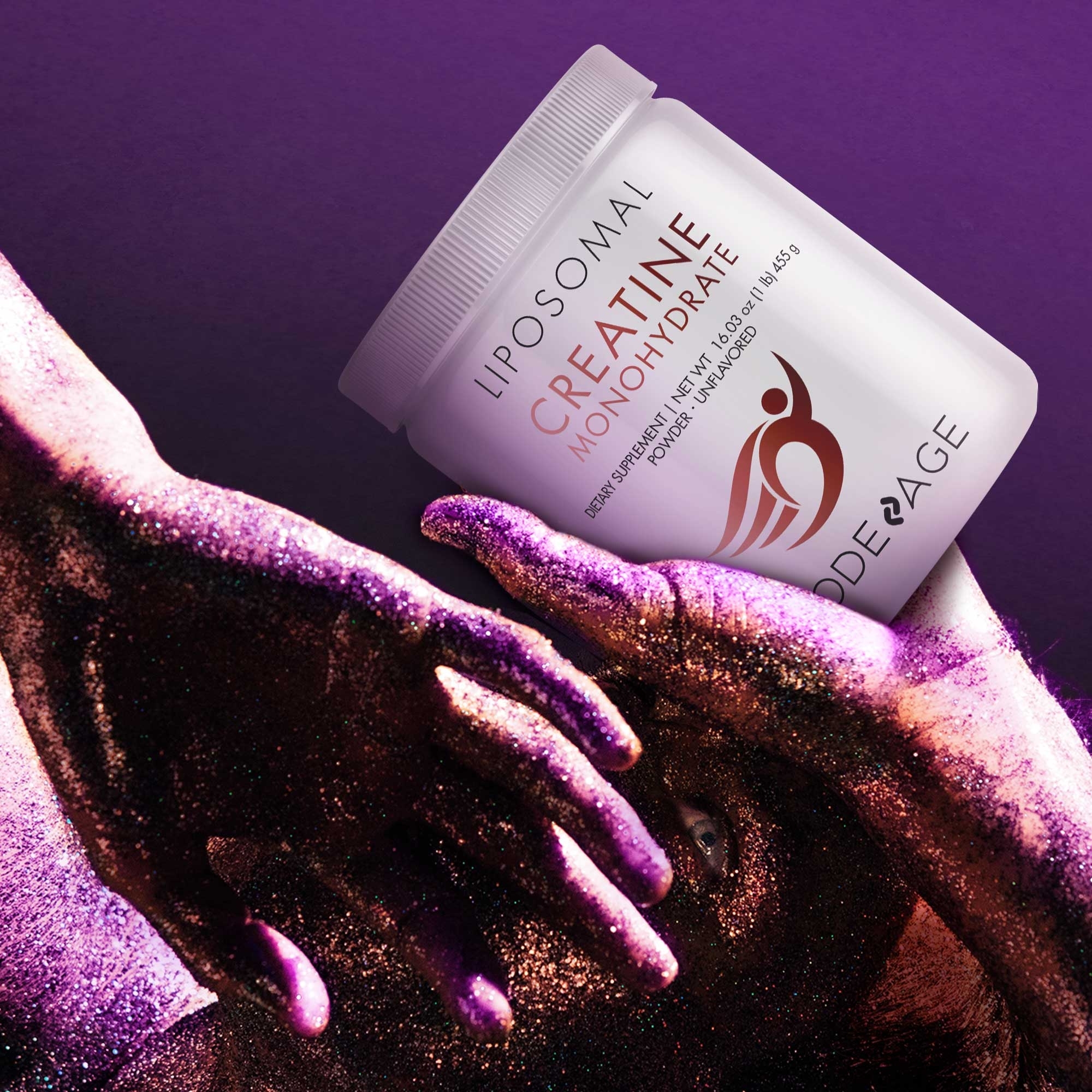 Creatina monohidrata lipozomala, 455 g, Code Age