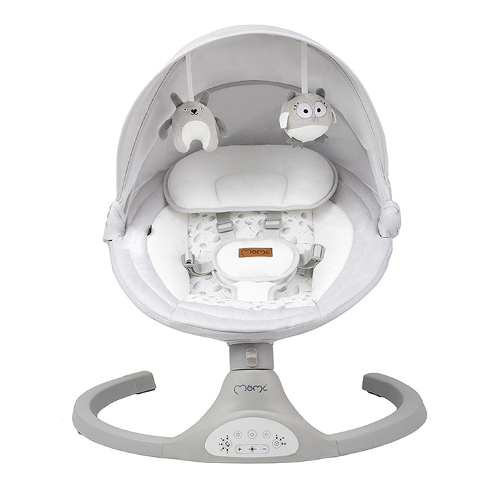 Balansoar electric MoMi Lami, Light Grey Balansoar electric MoMi Lami, Light Grey