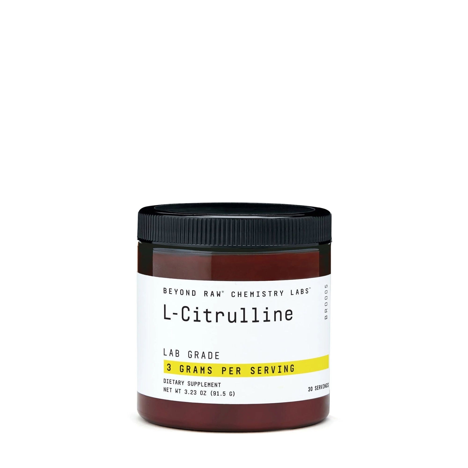 L-citrulline Chemistry Labs, 91.5 g, Beyond Raw L-citrulline Chemistry Labs, 91.5 g, Beyond Raw