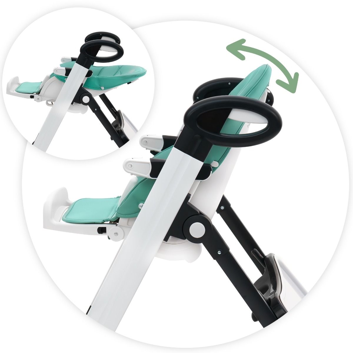 Scaun de masa AppeKids - Vogue - River Green Scaun de masa AppeKids - Vogue - River Green