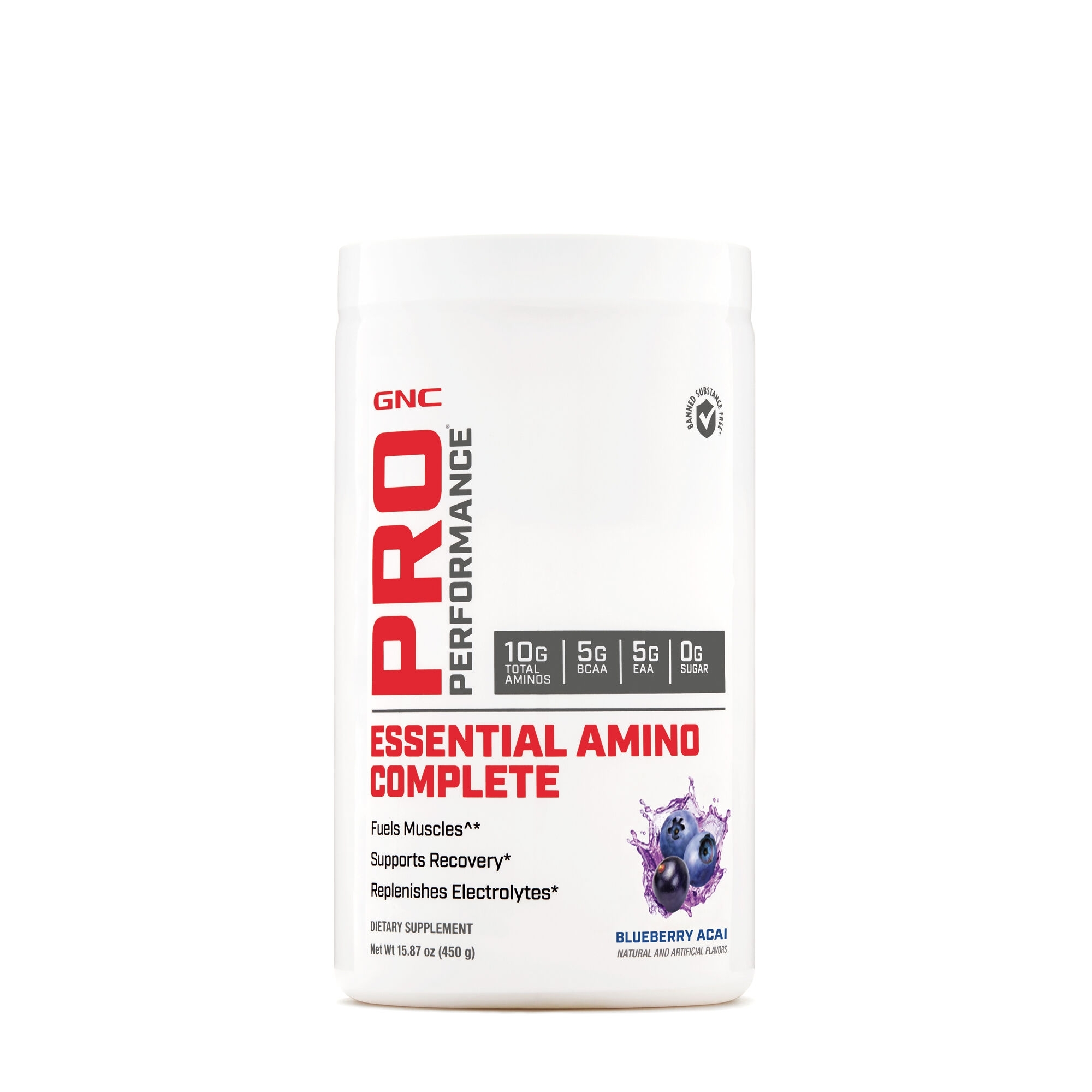 Aminoacizi cu aroma de afine Pro Performance, 450 g, GNC Aminoacizi cu aroma de afine Pro Performance, 450 g, GNC