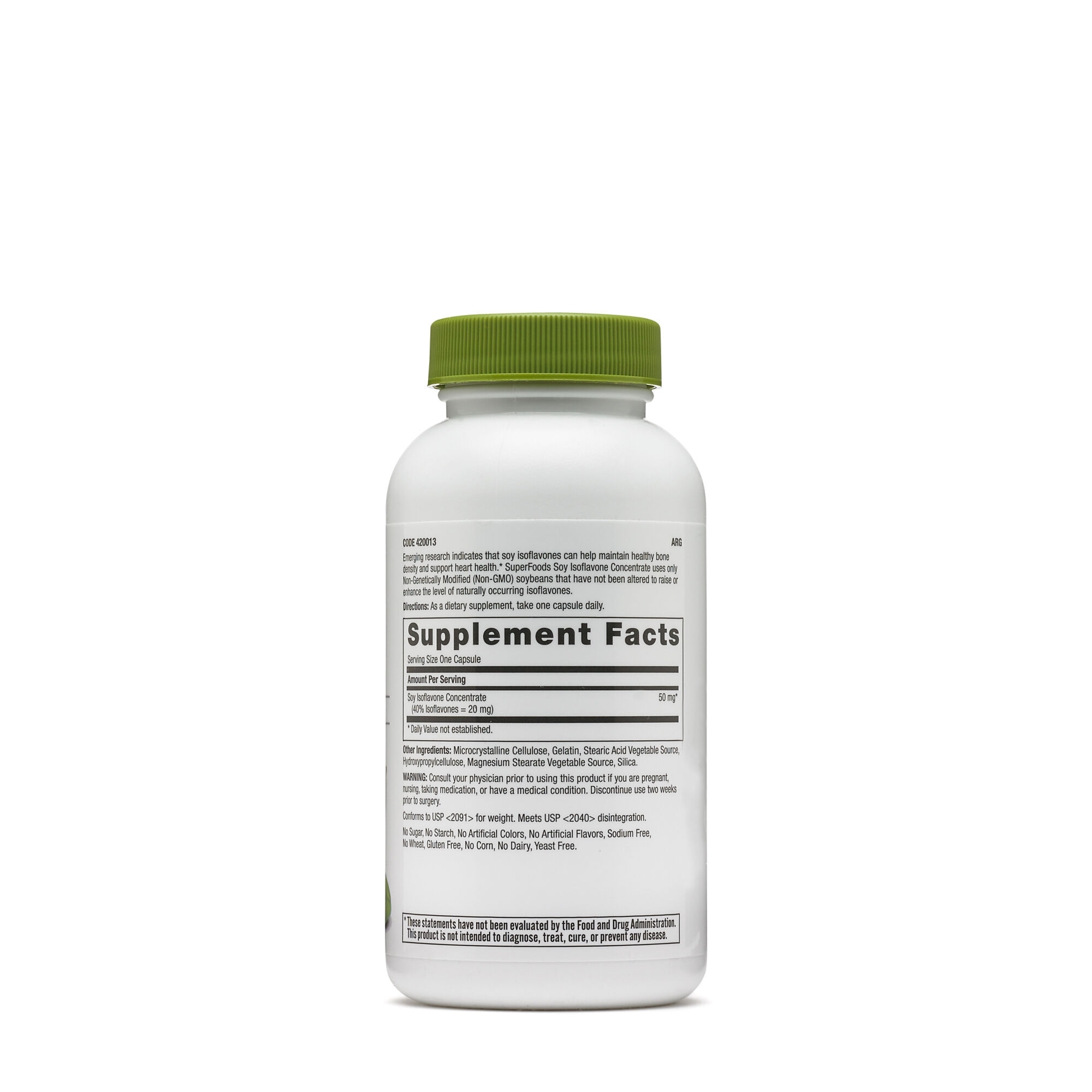 Isoflavone din soia SuperFoods, 90 capsule, GNC Isoflavone din soia SuperFoods, 90 capsule, GNC