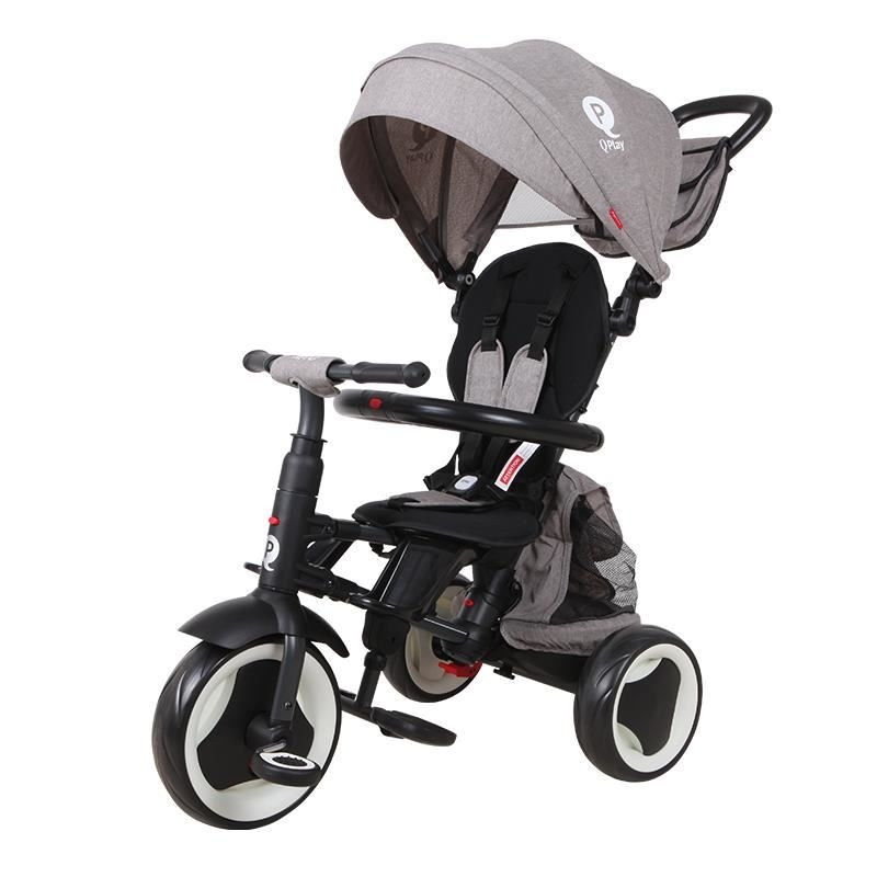 Tricicleta pliabila Qplay Rito+ Gri Tricicleta pliabila Qplay Rito+ Gri