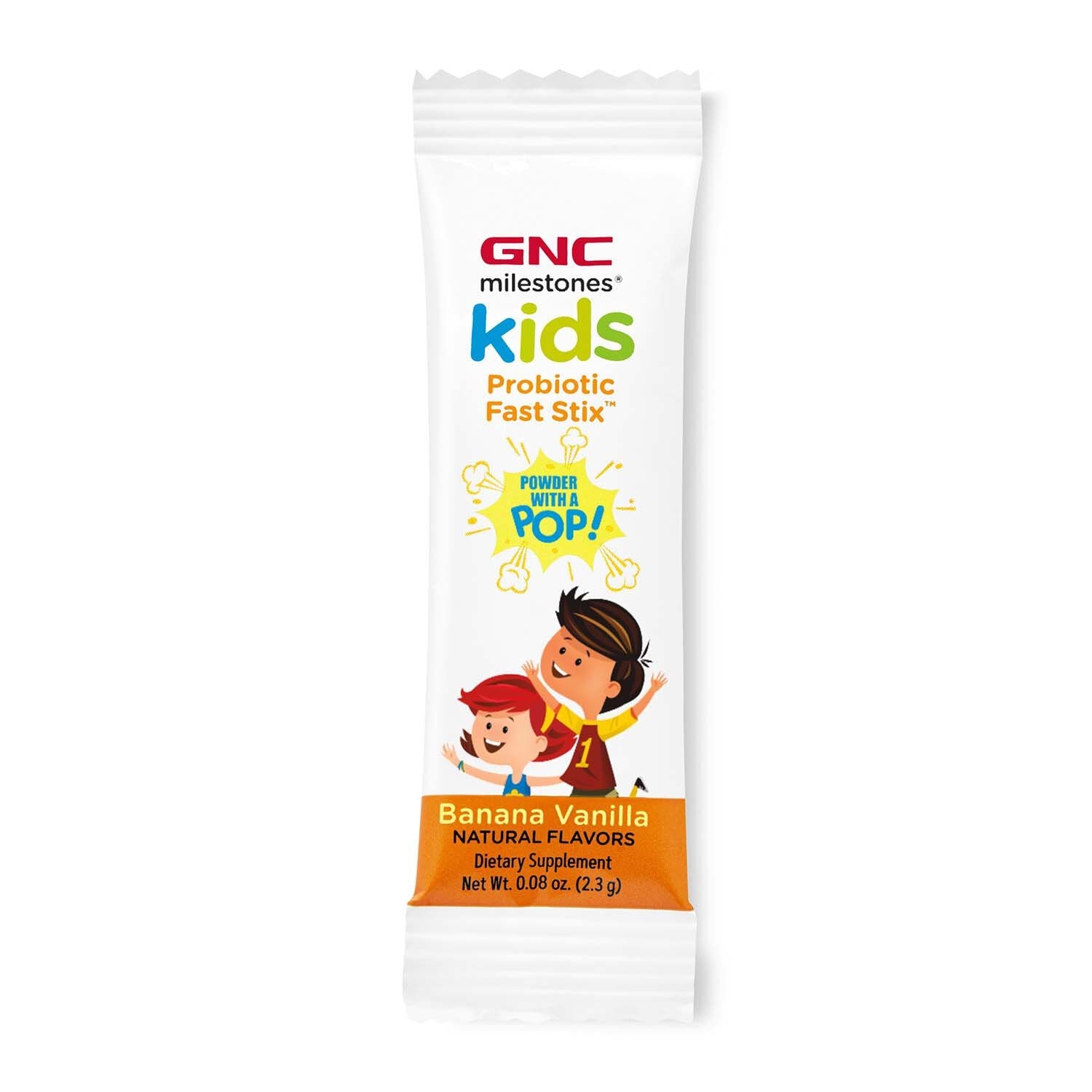 Probiotice pentru copii 4+ ani cu aroma de vanilie si banane Milestones Kids, 30 Plicuri Probiotice pentru copii 4+ ani cu aroma de vanilie si banane Milestones Kids, 30 Plicuri