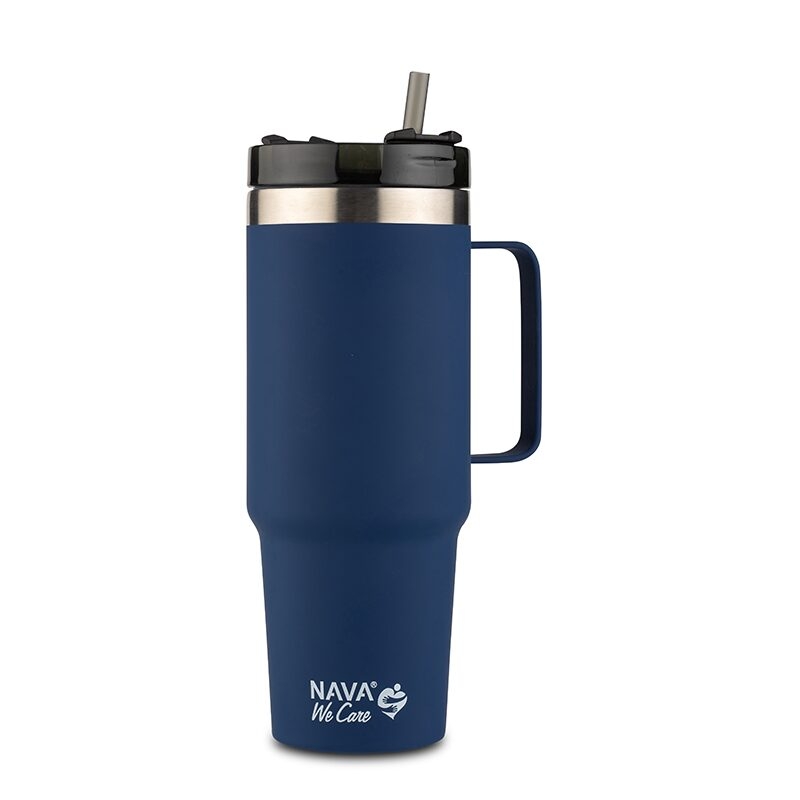 Cana termoizolanta calatorii Nava 900 ml Navy Cana termoizolanta calatorii Nava 900 ml Navy