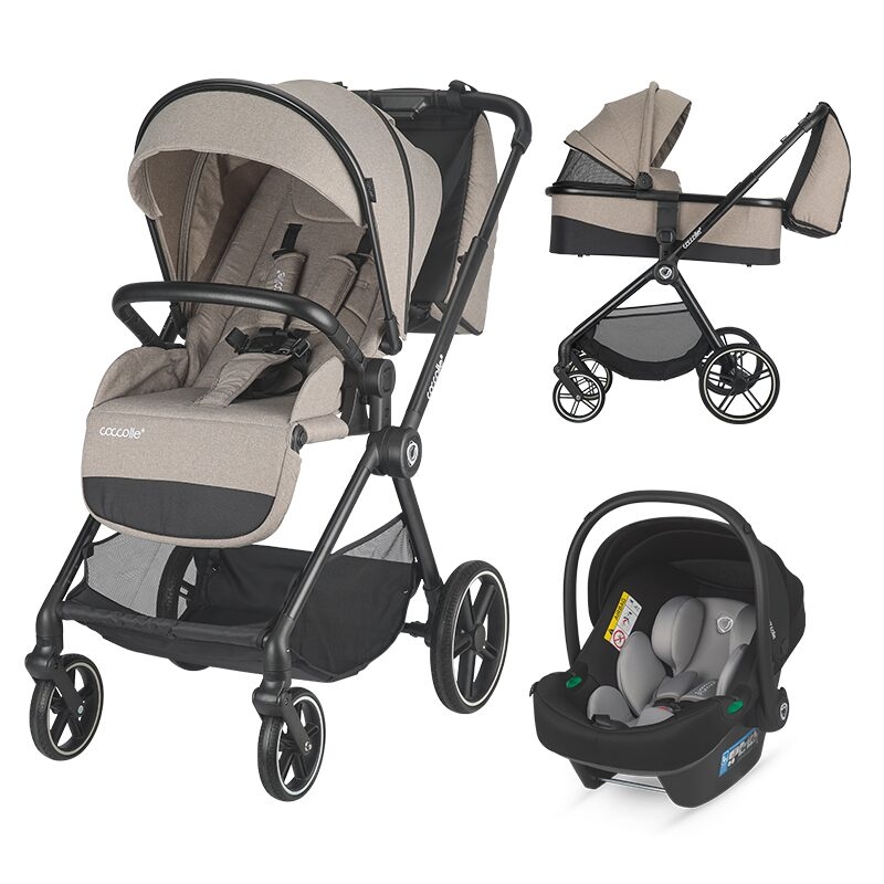 Carucior modular 3in1 Coccolle Lissia Butternut beige+Scoica auto iSize Coccolle Knox Greystone Carucior modular 3in1 Coccolle Lissia Butternut beige+Scoica auto iSize Coccolle Knox Greystone