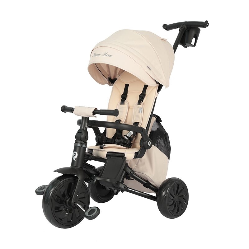 Tricicleta ultrapliabila Qplay Nova MAX Bej Tricicleta ultrapliabila Qplay Nova MAX Bej