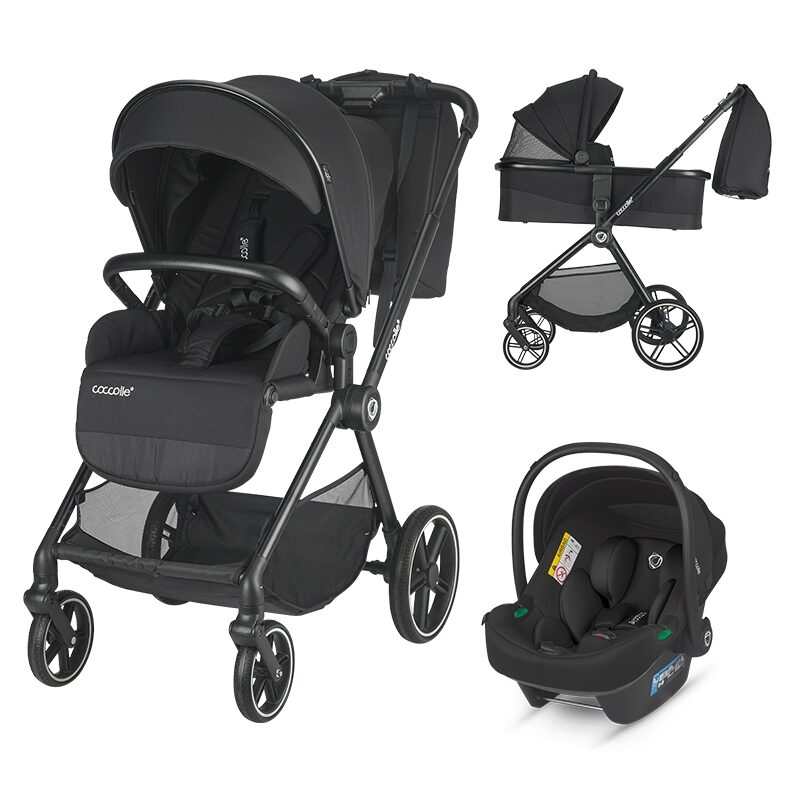 Carucior modular 3in1 Coccolle Lissia Anthracite+Scoica auto iSize Coccolle Knox Black Carucior modular 3in1 Coccolle Lissia Anthracite+Scoica auto iSize Coccolle Knox Black