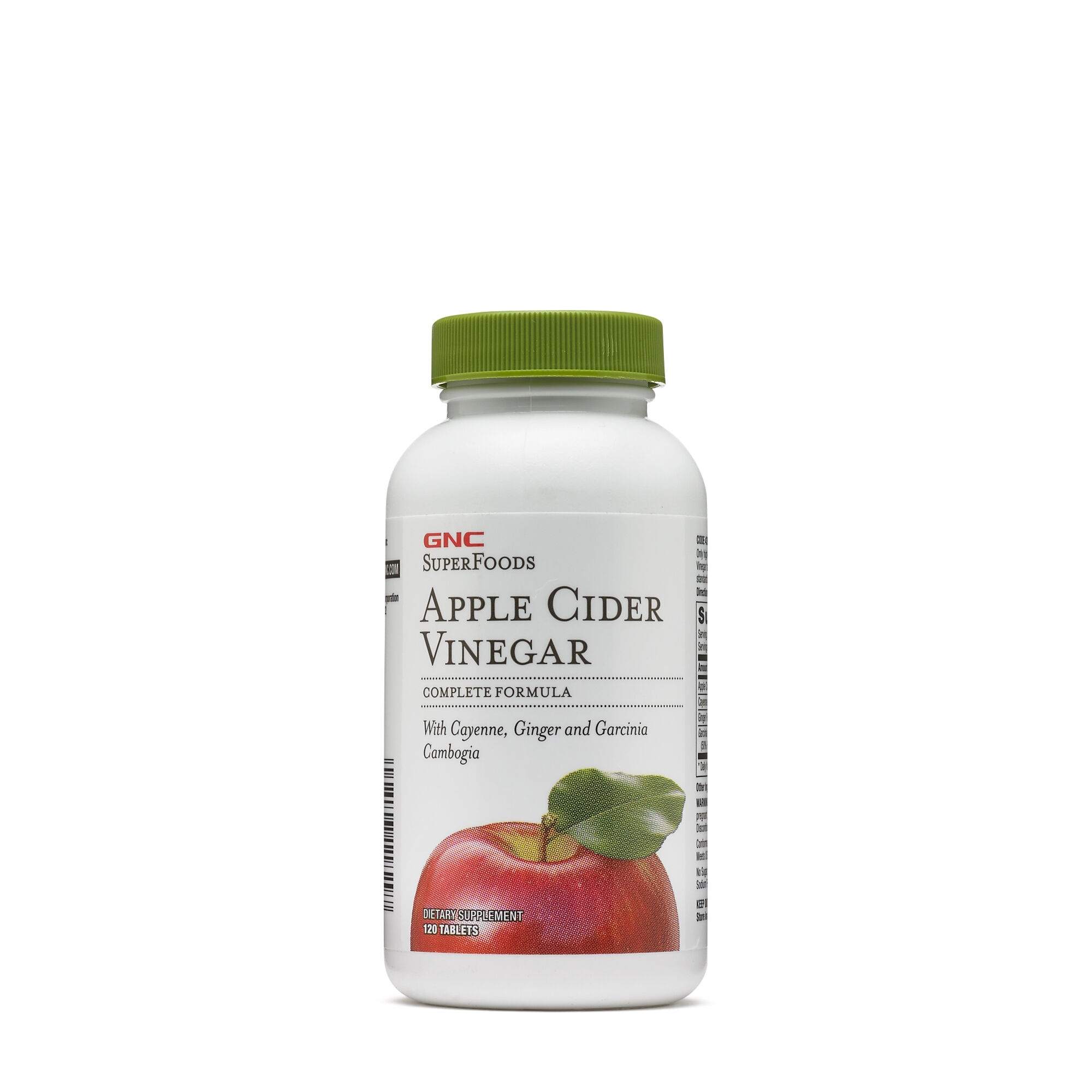 Otet din cidru de mere SuperFoods, 120 tablete, GNC Otet din cidru de mere SuperFoods, 120 tablete, GNC