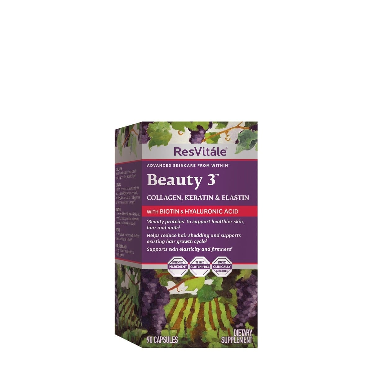 ResVitle - Beauty Formula pentru Par Piele si Unghii cu Colagen Keratina si Elastina 90cps ResVitle - Beauty Formula pentru Par Piele si Unghii cu Colagen Keratina si Elastina 90cps