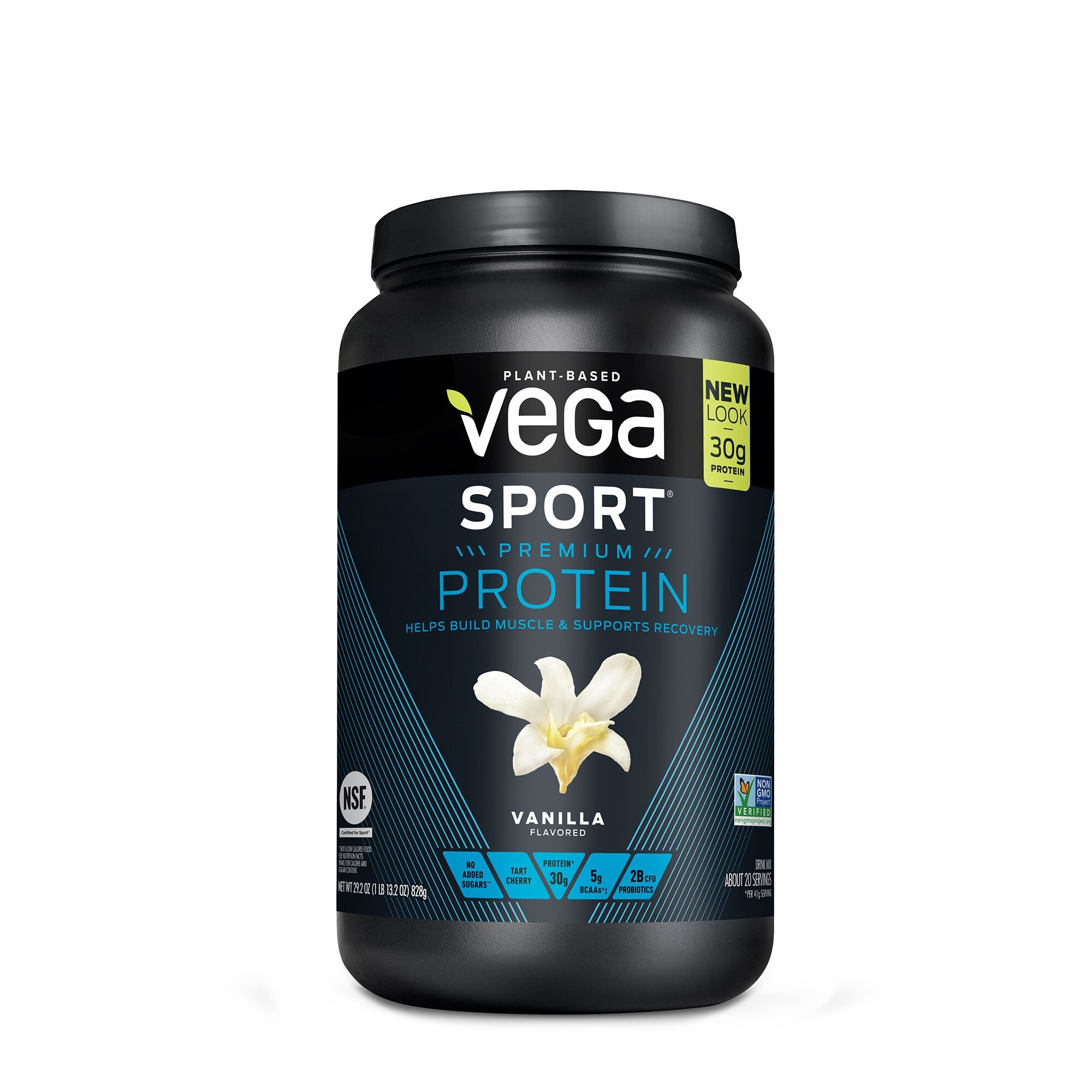 Proteina vegetala cu aroma de vanilie, 828 g, Vega Proteina vegetala cu aroma de vanilie, 828 g, Vega
