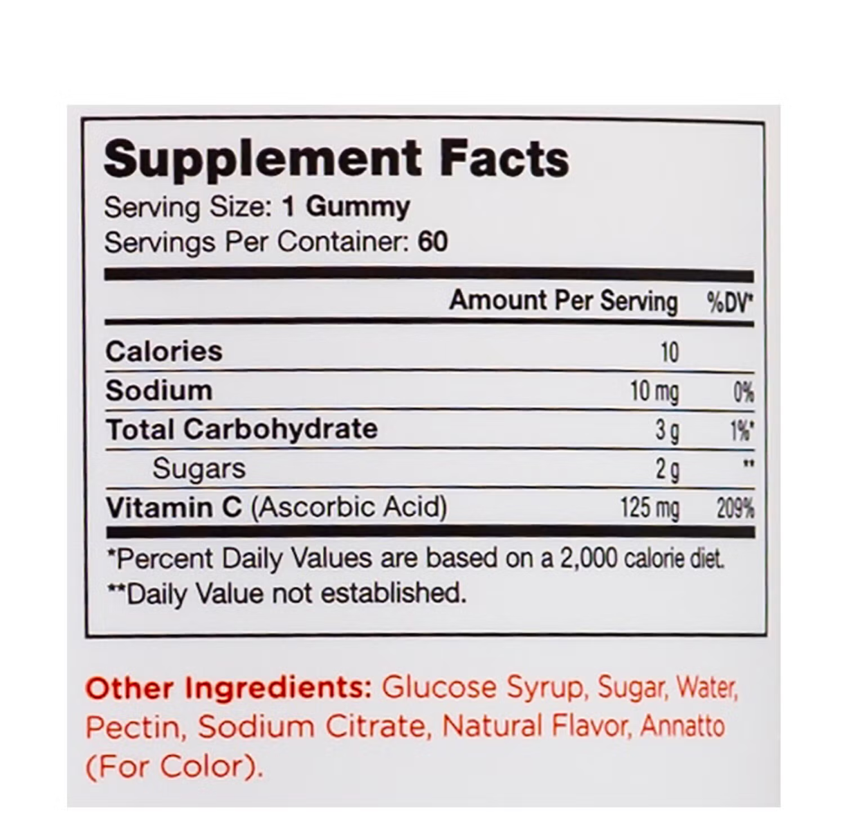 Vitamina C pentru copii Zahler, 60 jeleuri, GNC
