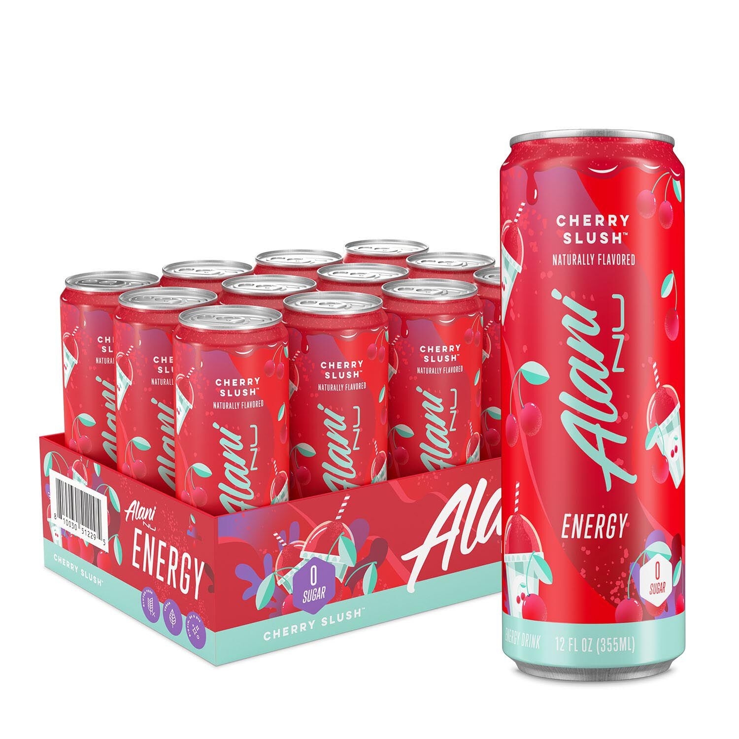 Energizant cu aroma de cirese Energy, 355 ml, Alani Nu Energizant cu aroma de cirese Energy, 355 ml, Alani Nu