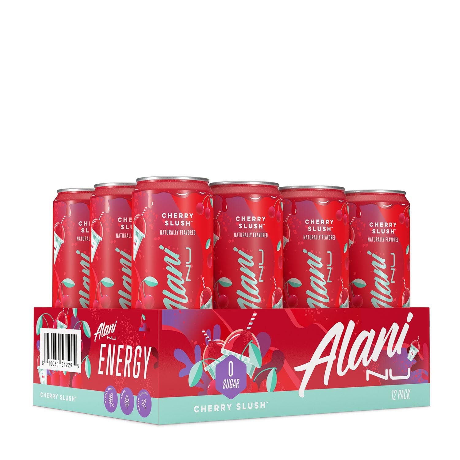 Energizant cu aroma de cirese Energy, 355 ml, Alani Nu Energizant cu aroma de cirese Energy, 355 ml, Alani Nu
