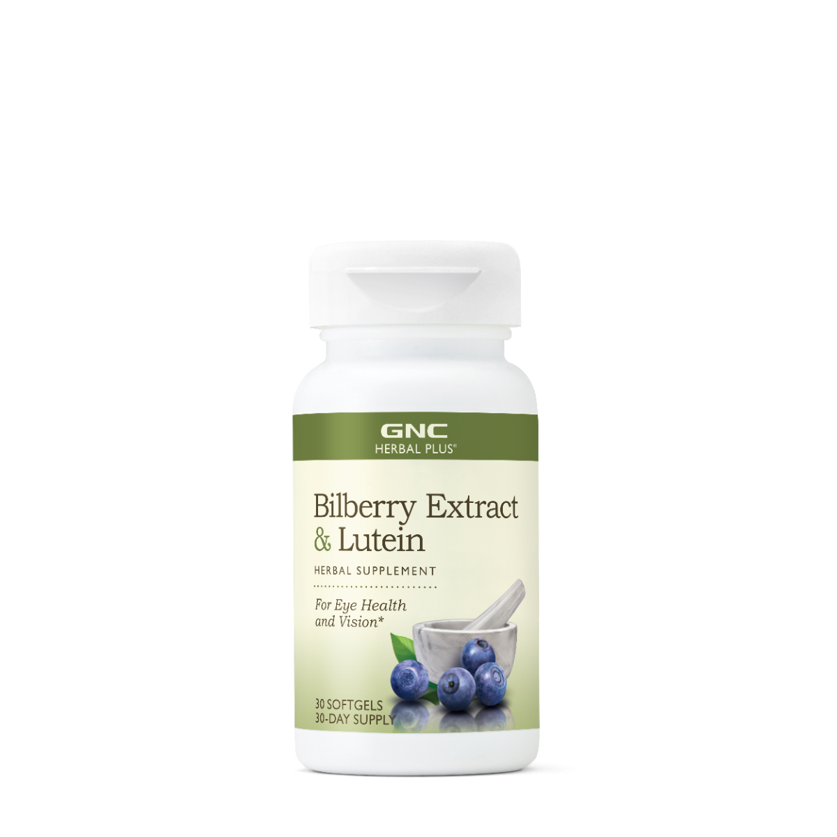 Extract de afine si luteina Herbal Plus, 30 capsule, GNC Extract de afine si luteina Herbal Plus, 30 capsule, GNC