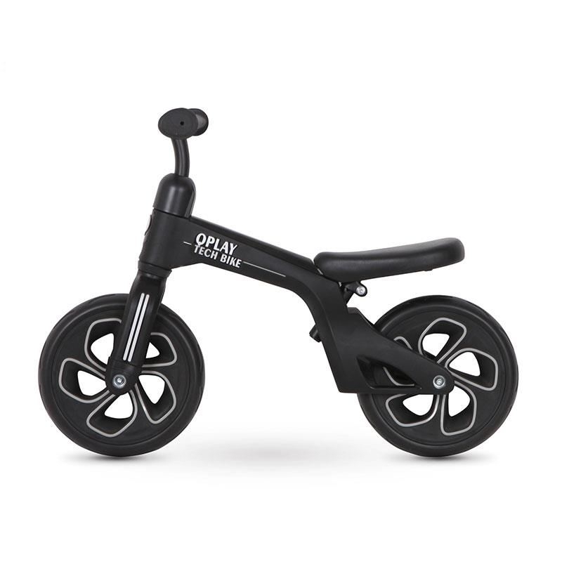 Bicicleta Balance bike Tech, Negru, Qplay Bicicleta Balance bike Tech, Negru, Qplay