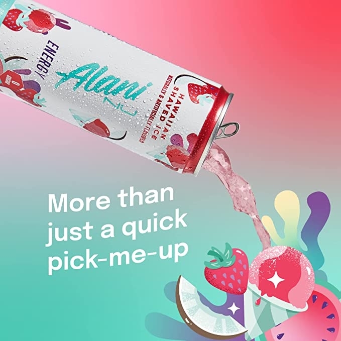 Energizant cu aroma de hawaiian shaved ice Energy, 355 ml, Alani Nu Energizant cu aroma de hawaiian shaved ice Energy, 355 ml, Alani Nu