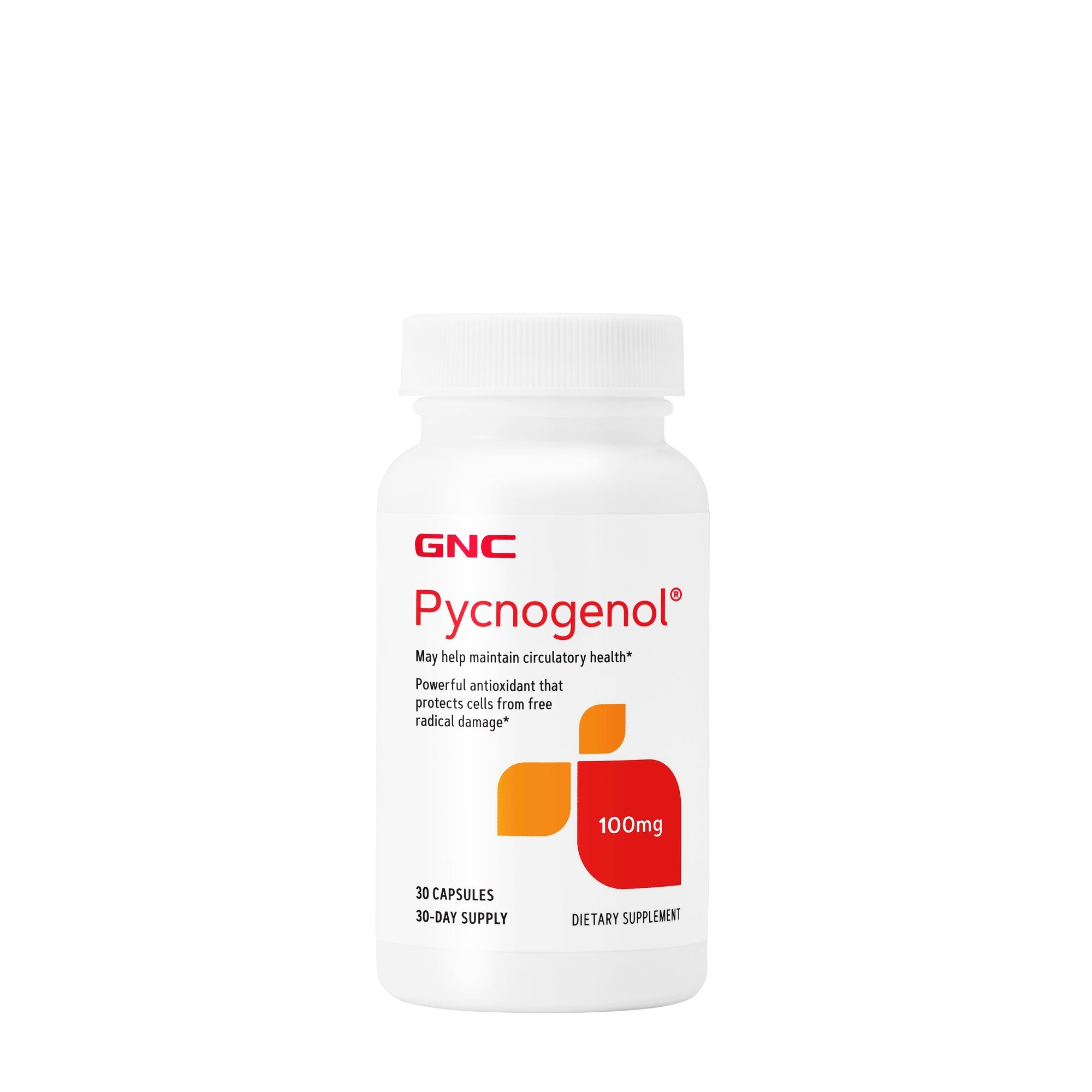 Extract patentat din scoarta de pin maritim frantuzesc 100 mg, 30 capsule, GNC Extract patentat din scoarta de pin maritim frantuzesc 100 mg, 30 capsule, GNC