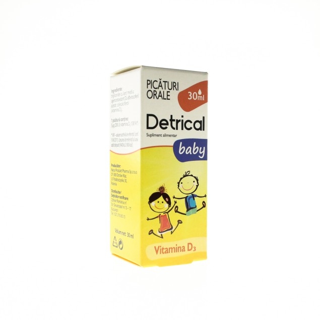 Detrical baby picaturi orale, 30 ml, Zdrovit Detrical baby picaturi orale, 30 ml, Zdrovit