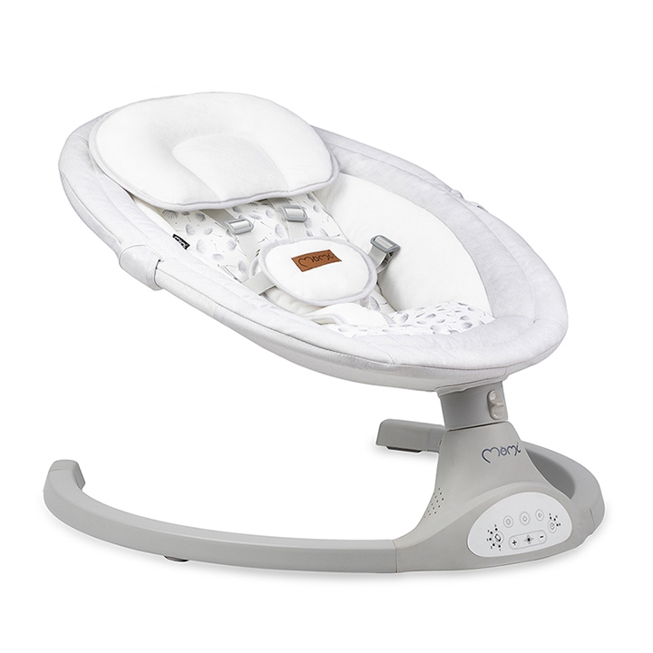 Balansoar electric MoMi Lami, Light Grey Balansoar electric MoMi Lami, Light Grey