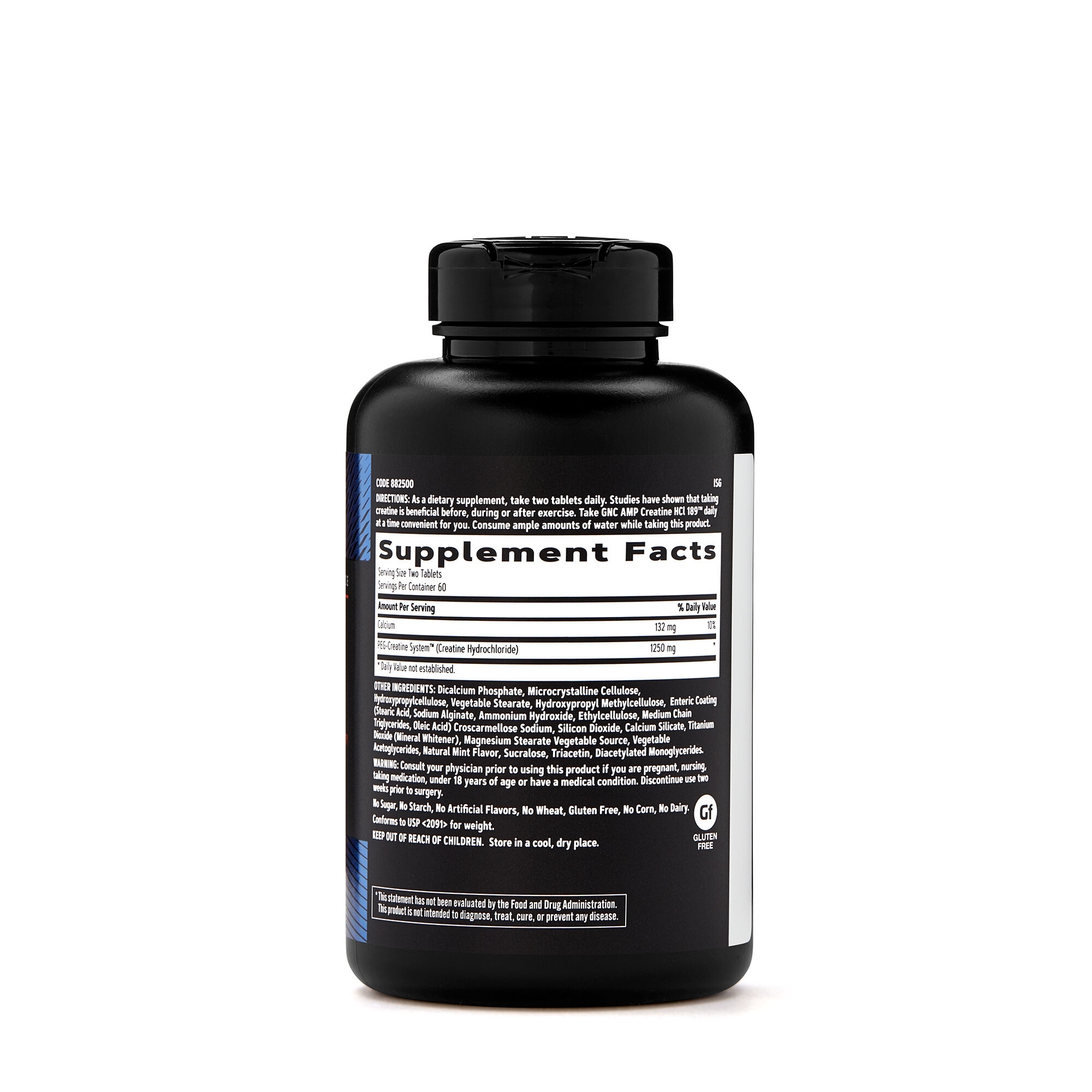 Creatina HCL 189 AMP, 240 tablete, GNC Creatina HCL 189 AMP, 240 tablete, GNC