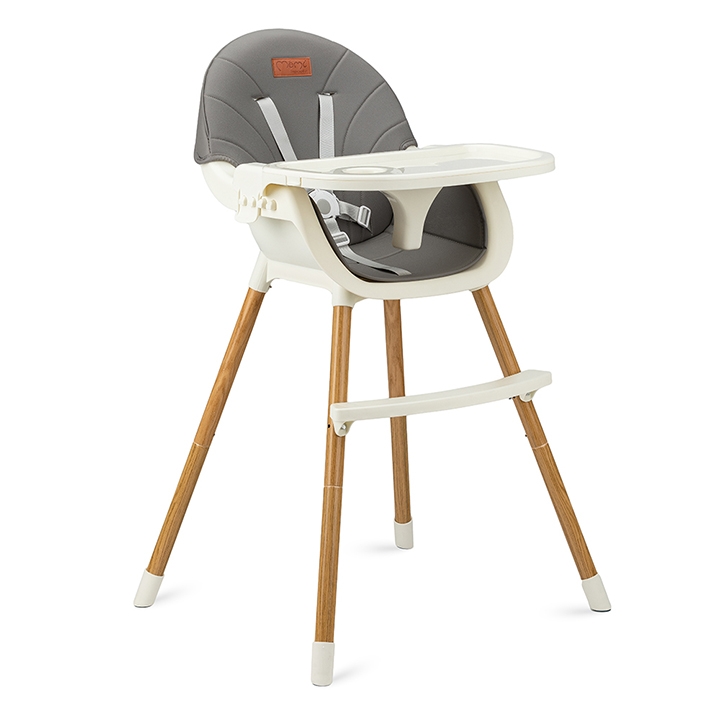 Scaun de masa copii Momi Reki, Piele ecologica, Dark Grey Scaun de masa copii Momi Reki, Piele ecologica, Dark Grey