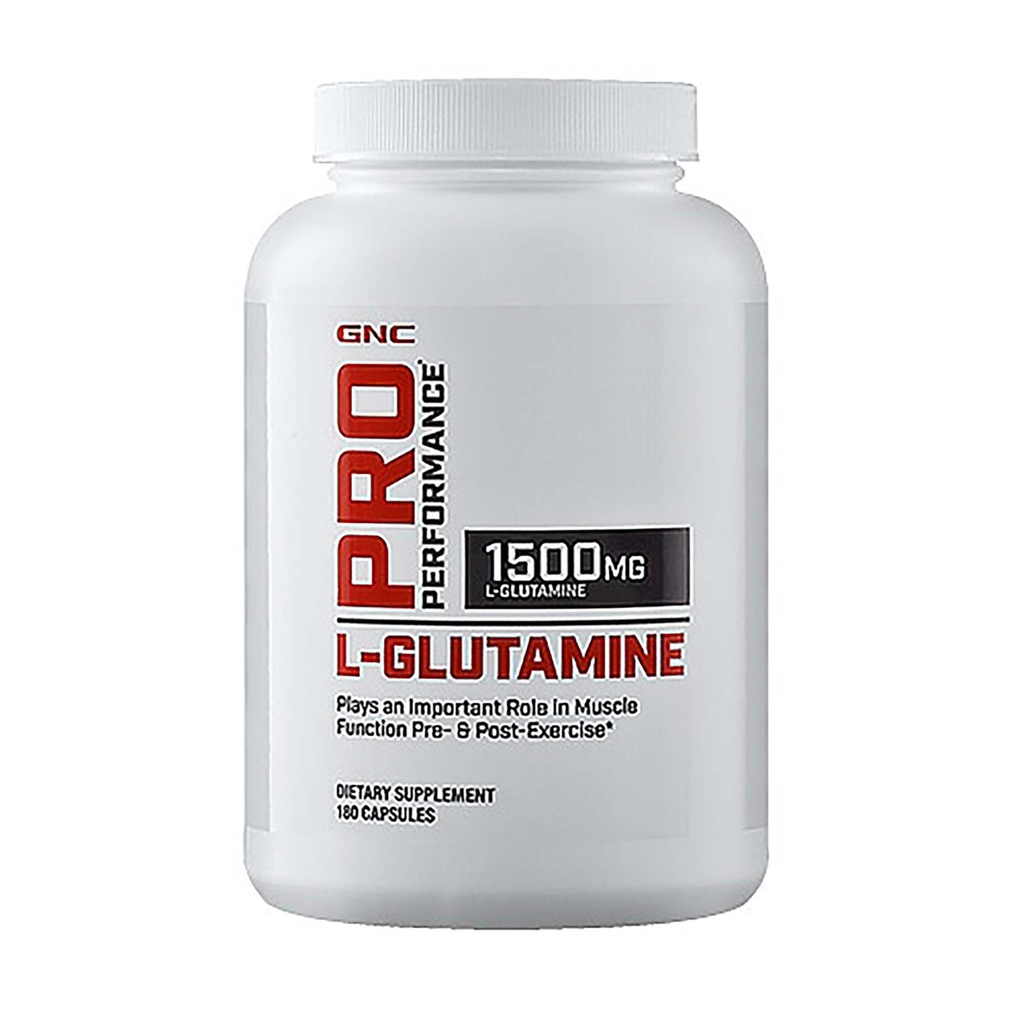 L-glutamina 1500 mg Pro Performance, 180 capsule, GNC L-glutamina 1500 mg Pro Performance, 180 capsule, GNC