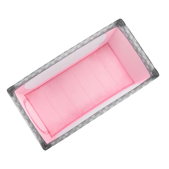 Patut pliabil, 60x120 cm, Momi, Belove, Pink Patut pliabil, 60x120 cm, Momi, Belove, Pink