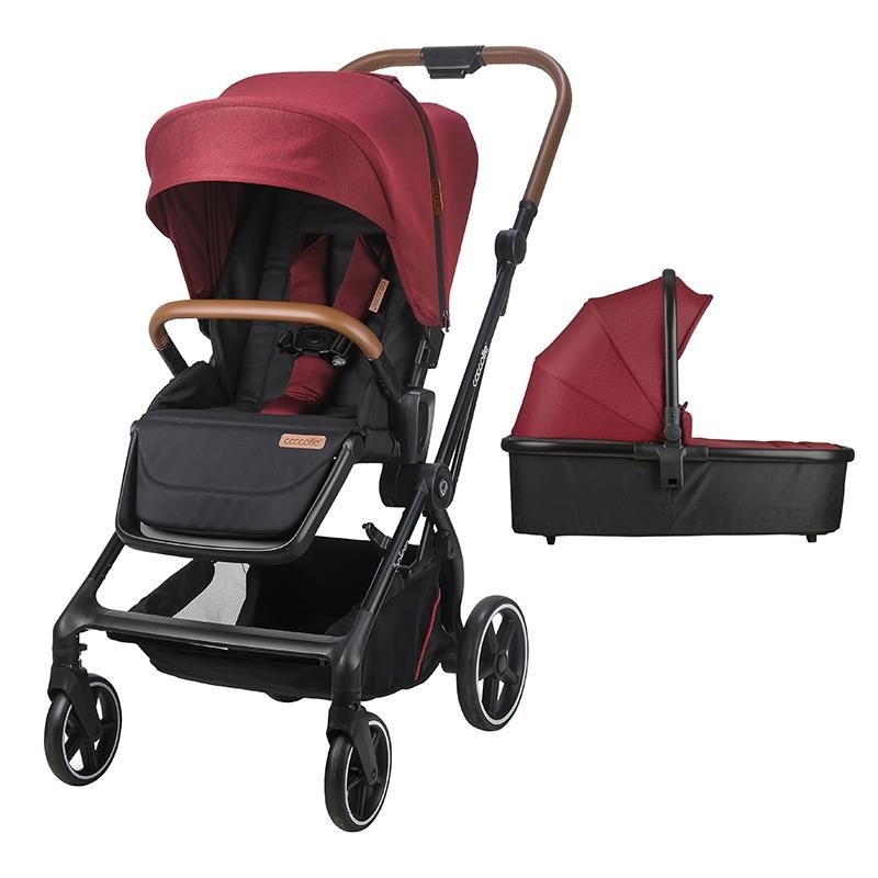 Carucior modular 2in1 Coccolle Saliara Cabernet Carucior modular 2in1 Coccolle Saliara Cabernet