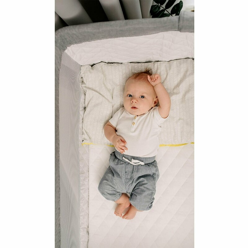 Lionelo - Patut co-sleeper Theo Dark 2 in 1, 90x50 cm, Gri Lionelo - Patut co-sleeper Theo Dark 2 in 1, 90x50 cm, Gri