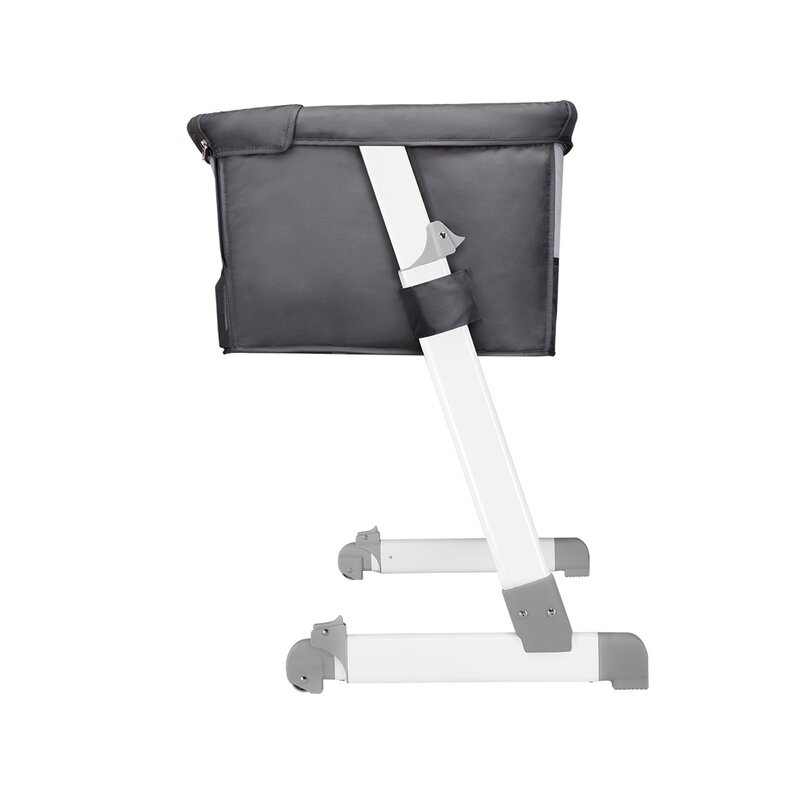 Lionelo - Patut co-sleeper Theo Dark 2 in 1, 90x50 cm, Gri Lionelo - Patut co-sleeper Theo Dark 2 in 1, 90x50 cm, Gri