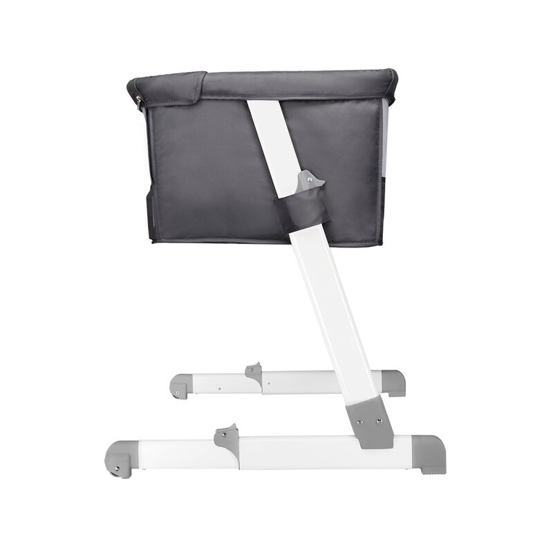 Lionelo - Patut co-sleeper Theo Dark 2 in 1, 90x50 cm, Gri Lionelo - Patut co-sleeper Theo Dark 2 in 1, 90x50 cm, Gri