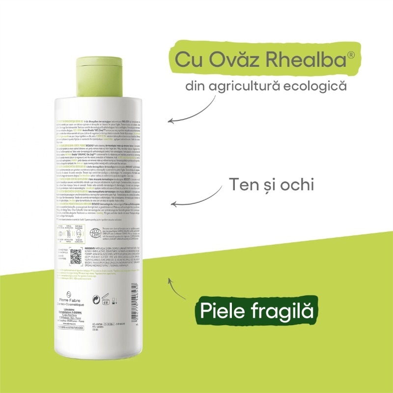 Biology lapte demachiant, 400ml, A-Derma Biology lapte demachiant, 400ml, A-Derma