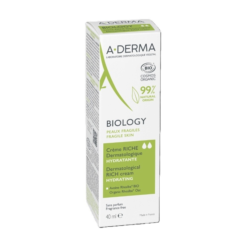 Biology Riche crema hidratanta, 40 ml, A-Derma Biology Riche crema hidratanta, 40 ml, A-Derma