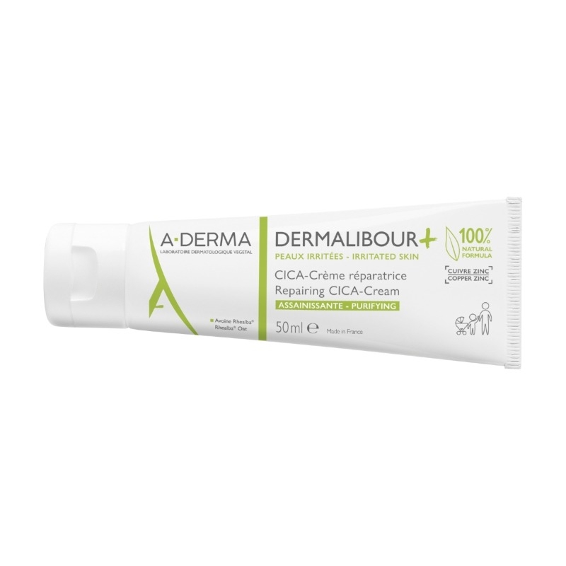 Dermalibour+ Cica crema reparatoare, 50 ml, A-Derma Dermalibour+ Cica crema reparatoare, 50 ml, A-Derma