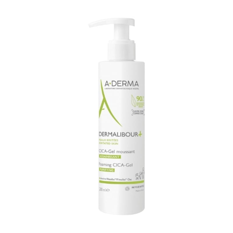 Dermalibour+ Cica gel spumant purificator, 200ml, A-Derma Dermalibour+ Cica gel spumant purificator, 200ml, A-Derma