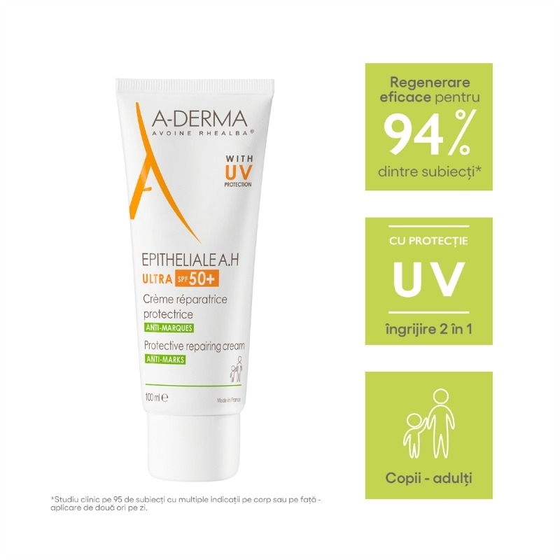 Epitheliale A.H. Ultra SPF 50+, 100ml, A-Derma Epitheliale A.H. Ultra SPF 50+, 100ml, A-Derma