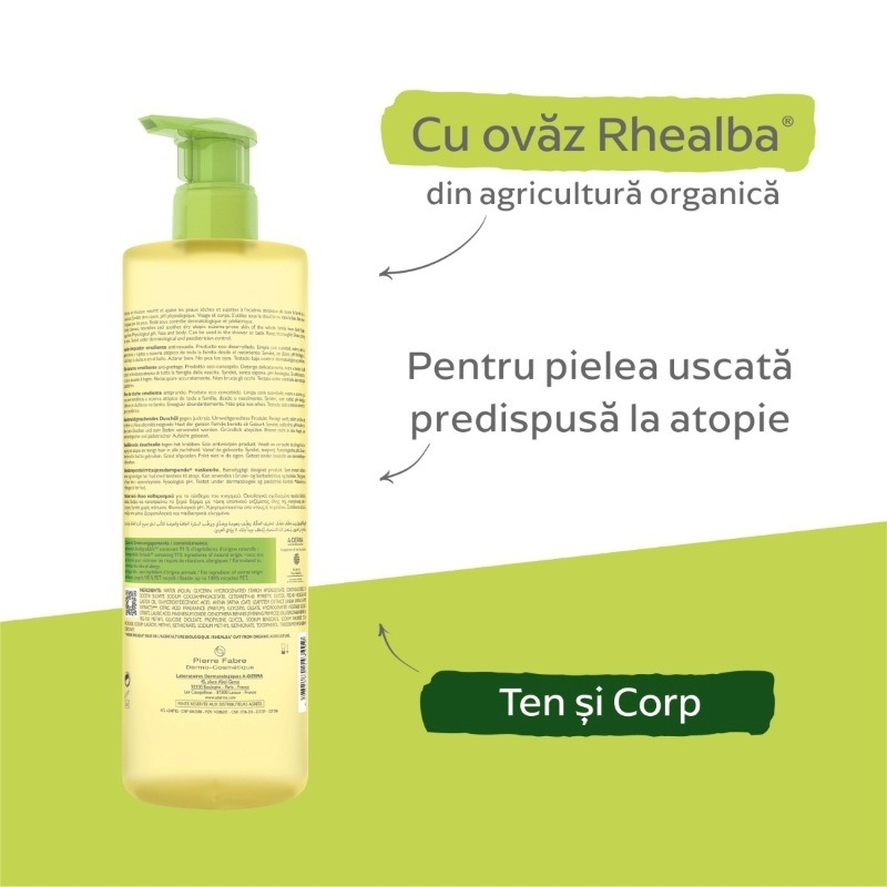Exomega Control ulei de dus, 750ml, A-Derma Exomega Control ulei de dus, 750ml, A-Derma