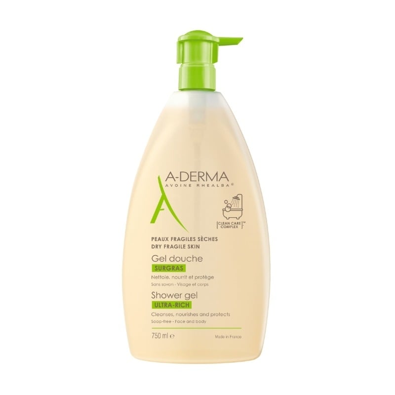 Gel de dus Ultra-Rich, 750ml, A-Derma Gel de dus Ultra-Rich, 750ml, A-Derma