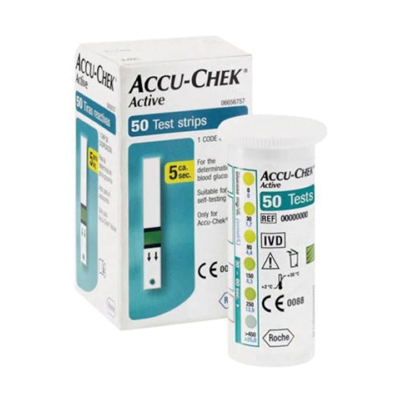 Teste pentru glicemie, 50 bucati, Accu-Check Active Teste pentru glicemie, 50 bucati, Accu-Check Active