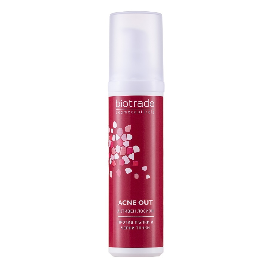 Lotiune activa pentru ten acneic Acne Out, 60 ml, Biotrade Lotiune activa pentru ten acneic Acne Out, 60 ml, Biotrade
