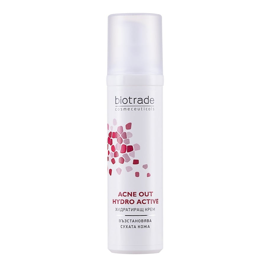 Crema hidratanta pentru ten acneic Acne Out Hydro Active, 60 ml, Biotrade Crema hidratanta pentru ten acneic Acne Out Hydro Active, 60 ml, Biotrade