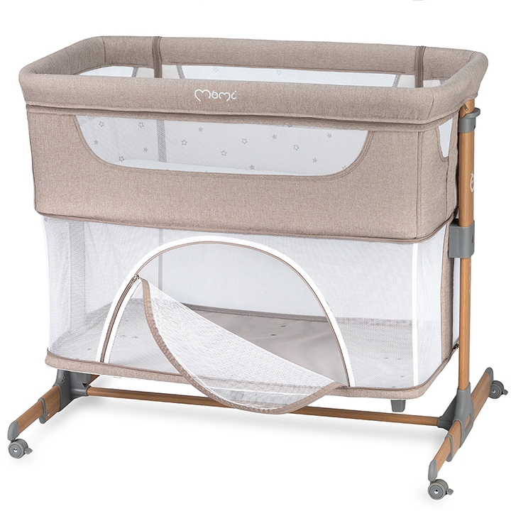 Co-sleeper MoMi, Smart Bed 4 in 1 - Beige Co-sleeper MoMi, Smart Bed 4 in 1 - Beige