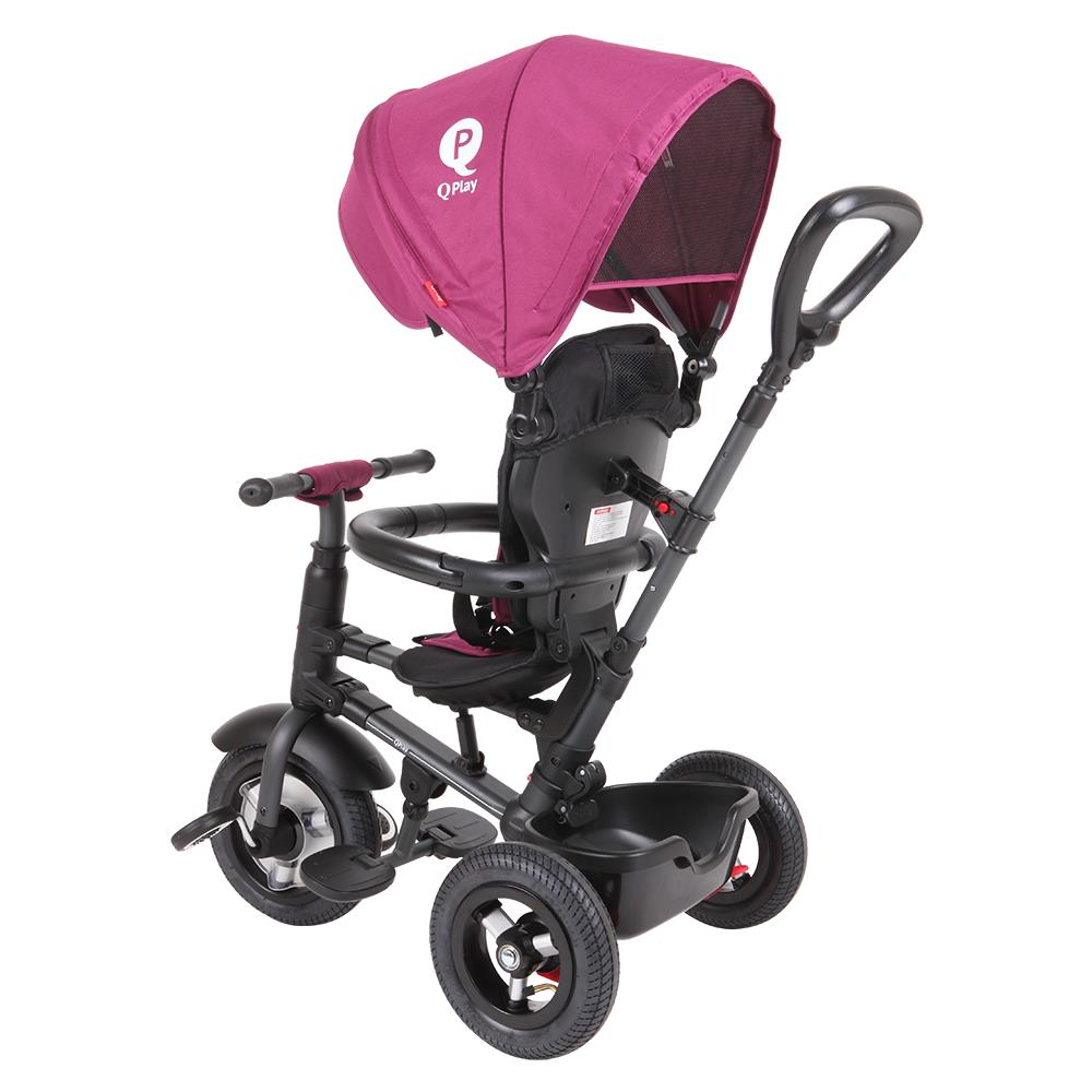 Tricicleta cu roti de cauciuc Qplay Rito Rubber Violet Tricicleta cu roti de cauciuc Qplay Rito Rubber Violet