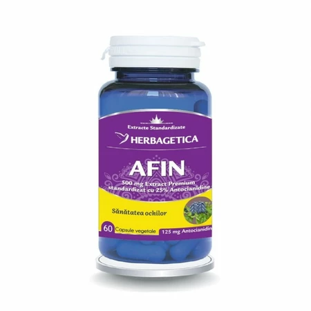 Afin, 60 capsule vegetale, Herbagetica Afin, 60 capsule vegetale, Herbagetica