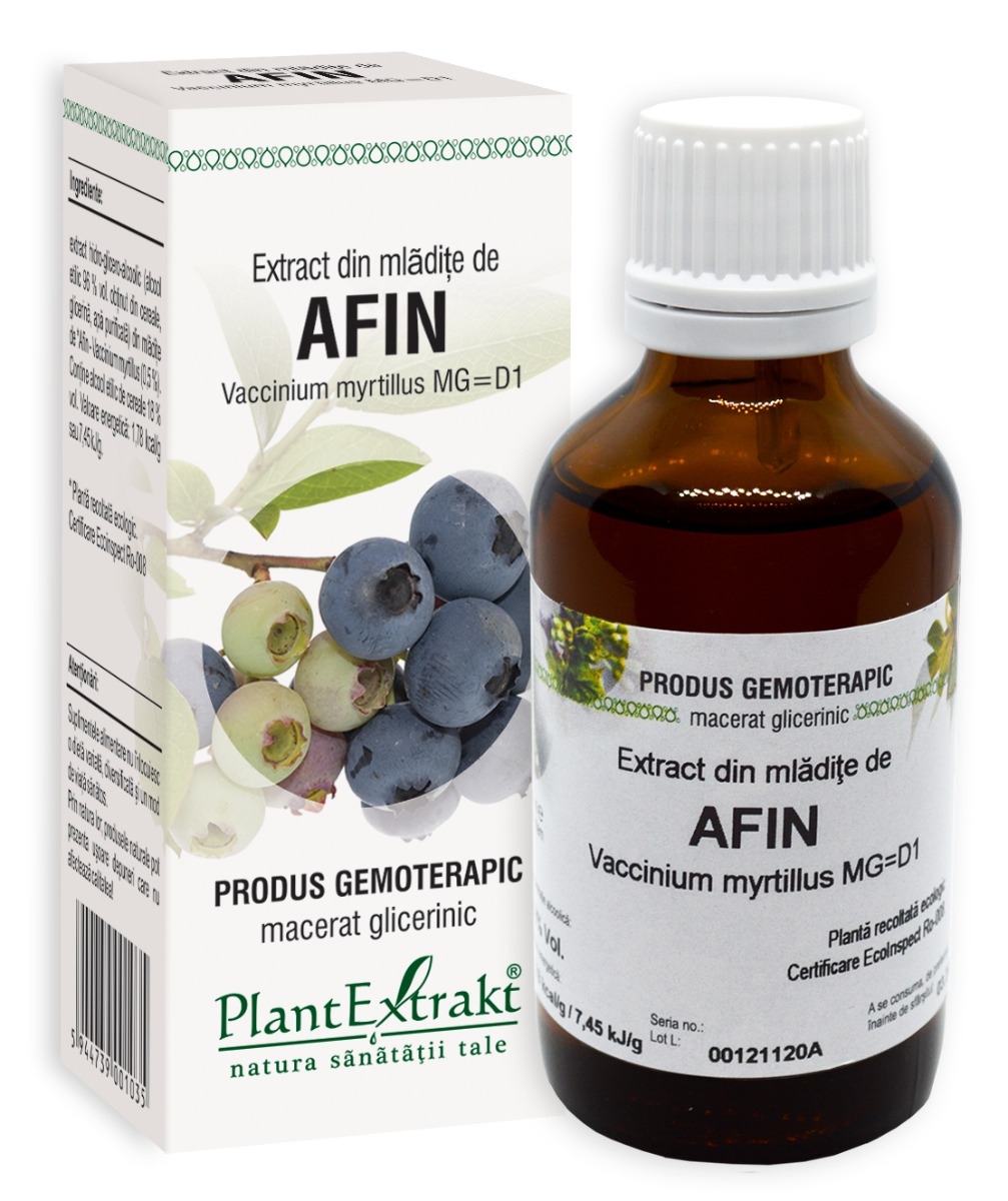 Plantextrakt - Extract din mladite de afin 50ml Plantextrakt - Extract din mladite de afin 50ml