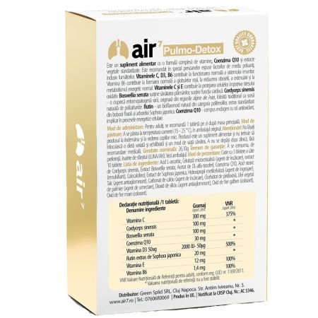 Pulmo-Detox Air 7, 30 capsule, Green Splid Pulmo-Detox Air 7, 30 capsule, Green Splid
