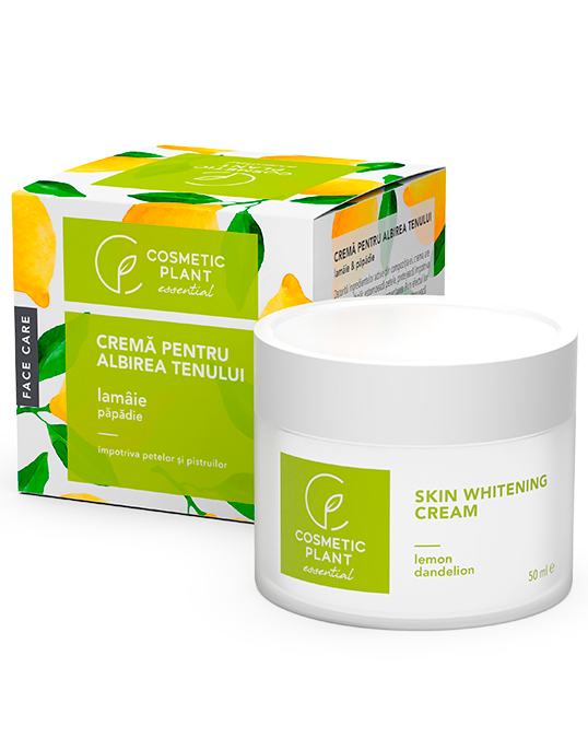 Cosmetic Plant - Crema pentru albirea tenului cu extract de lamaie si papadie 50ml